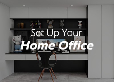 Como configurar seu escritório em casa em um pequeno espaço