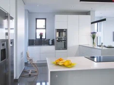 Armário de cozinha laminado acrílico