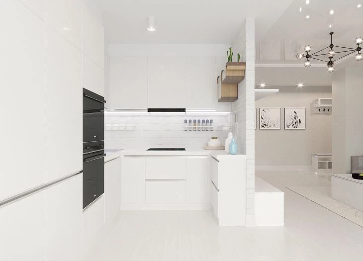 Gloss White Kitchen Cabinet