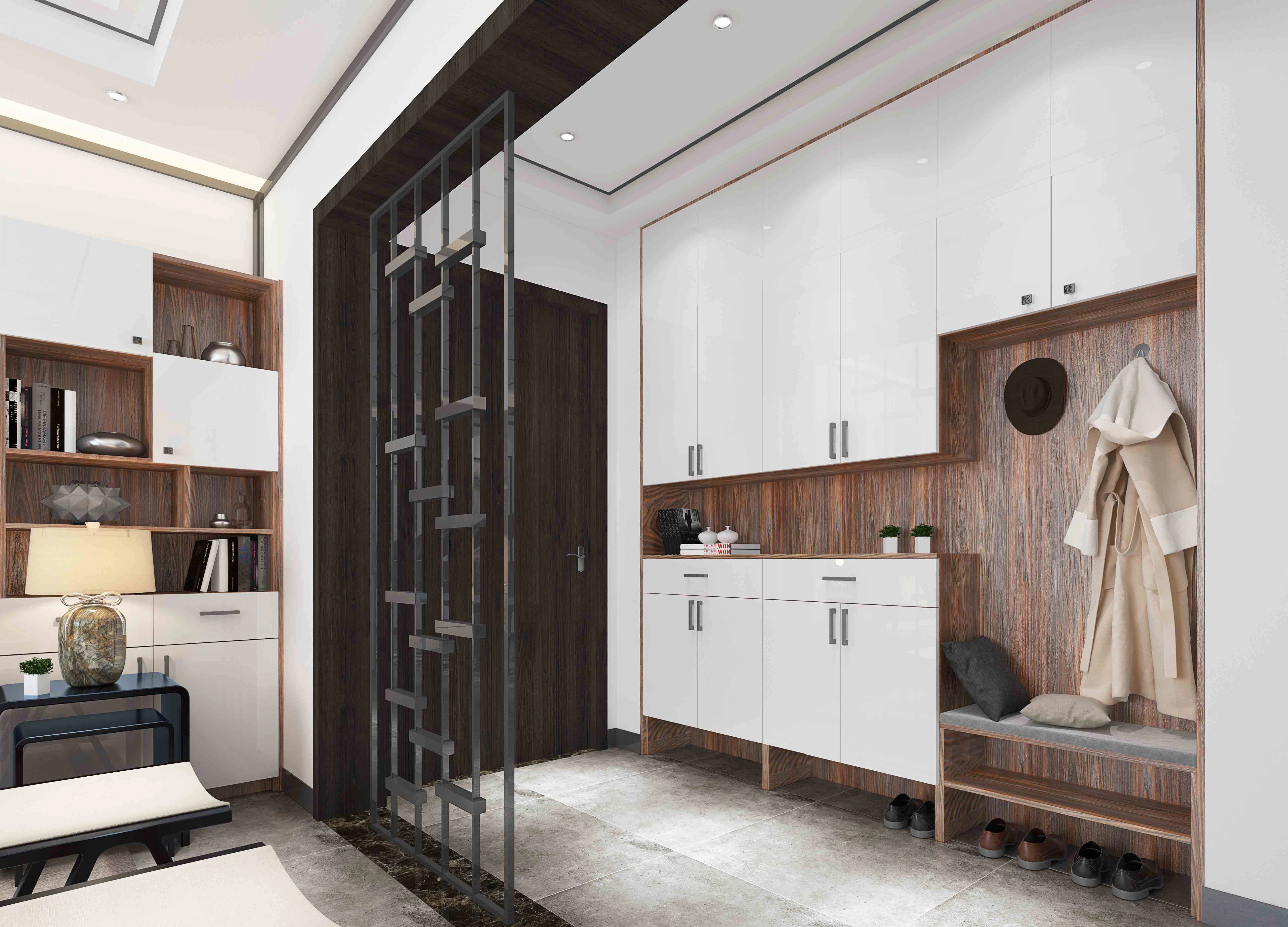 5 projetos de armário de corredor