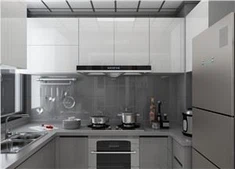 Armários de cozinha off white